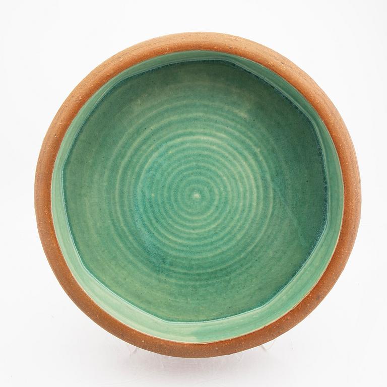 Signe Persson-Melin,  a signed and dated 1965 glazed stoneware bowl.