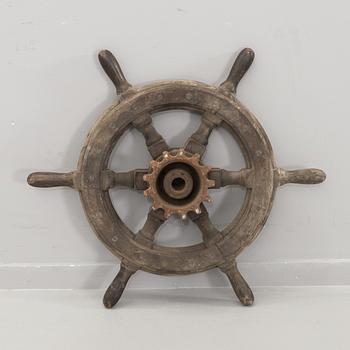 SHIP STEERING WHEEL.