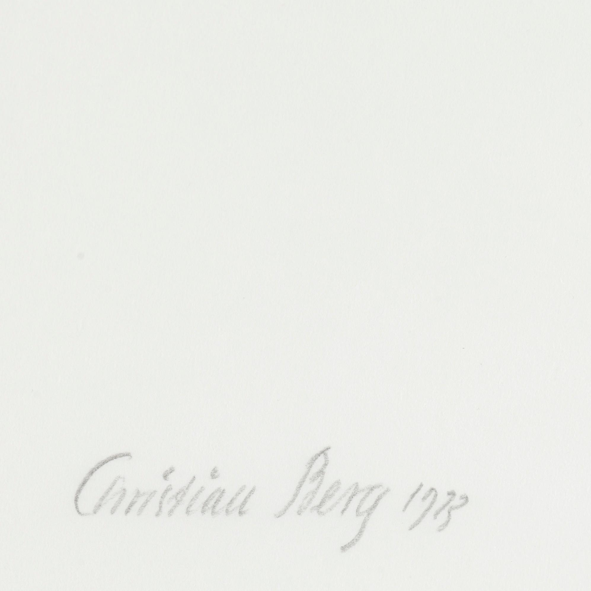 CHRISTIAN BERG, lithographs, 3, signed 68/125.
