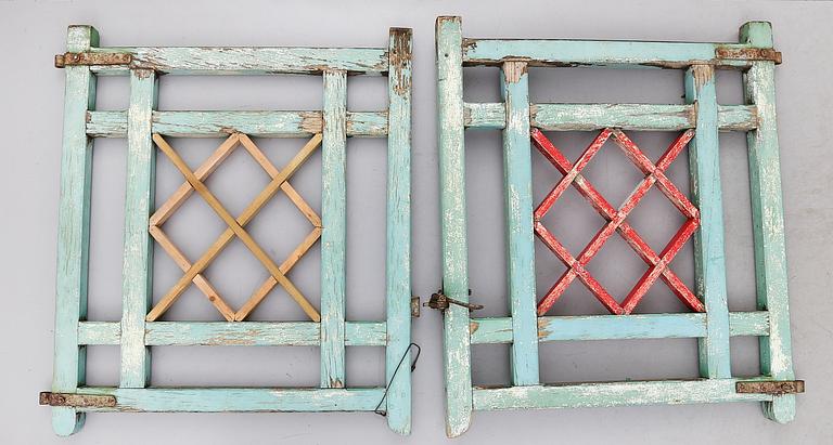 GRINDAR, 1 par, 1900-talets första hälft.