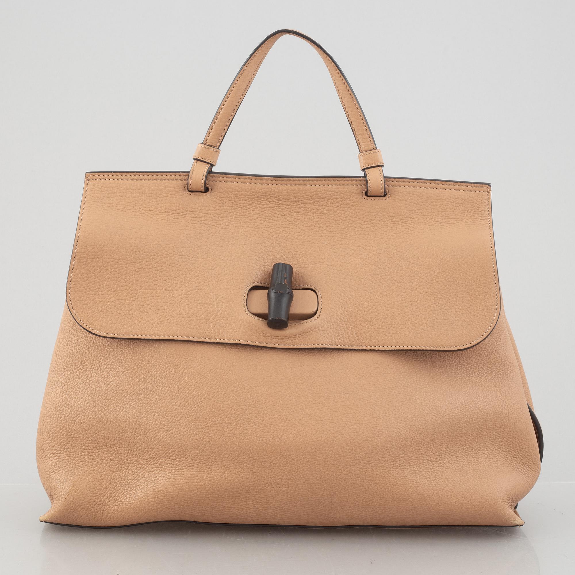 Gucci, "Bamboo Daily Top Handle" bag.
