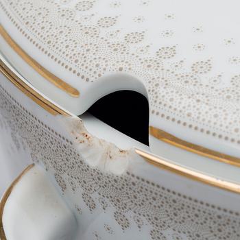 MATSERVIS, 70 delar, porslin, "Noblesse", Hutschenreuther, Selb, Tyskland 1950-60-tal.