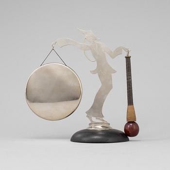 A GONG, Art Déco, probably Hagenauer, Vienna, Austria.