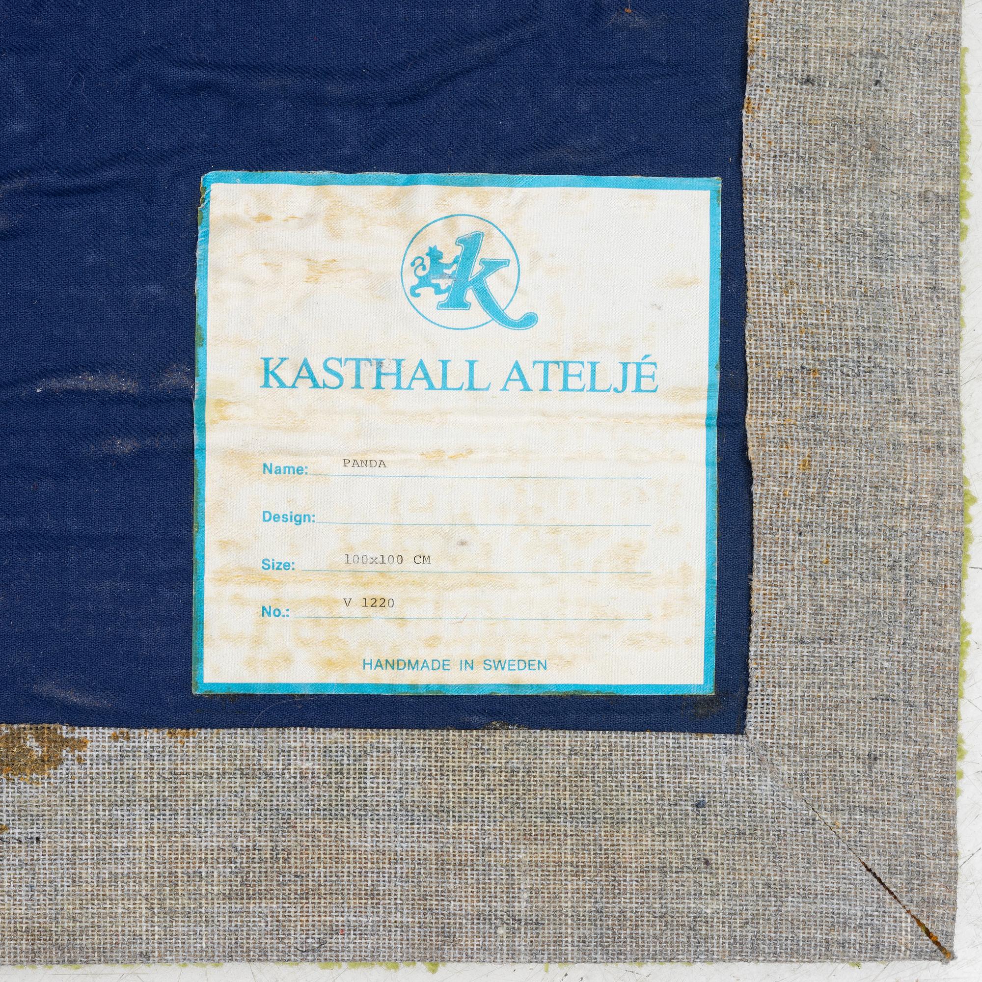 Wall hanging, Kasthall Atelje, approx. 100 x 98 cm.