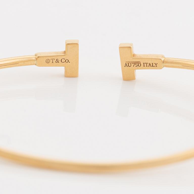 Tiffany & Co, armring, "T-wire narrow", 18K roséguld.