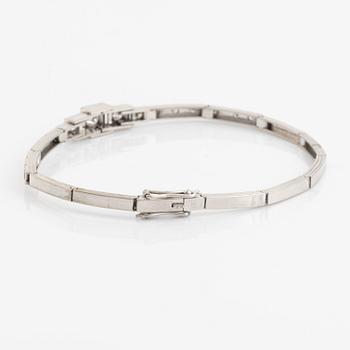 Armband med briljant och åttkantslipade diamanter, Engelbert, Stockholm, 1956.