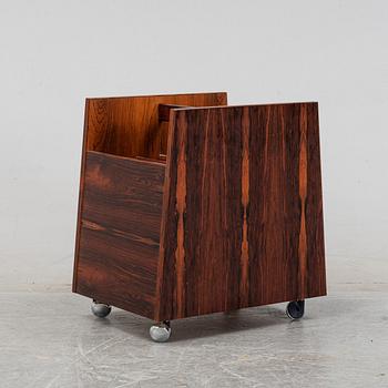 Rolf Hesland, a rosewood newspaper stand, Mellemstrands Trevareindustri, Bruksbo, Norway, 1960's/70's.