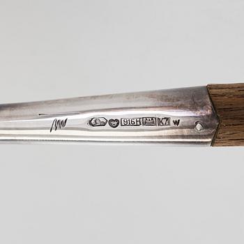 Tapio Wirkkala, skålar, 3 st, modeller TW 85 och TW 4, silver, Kultakeskus, Tavastehus 1963-64.