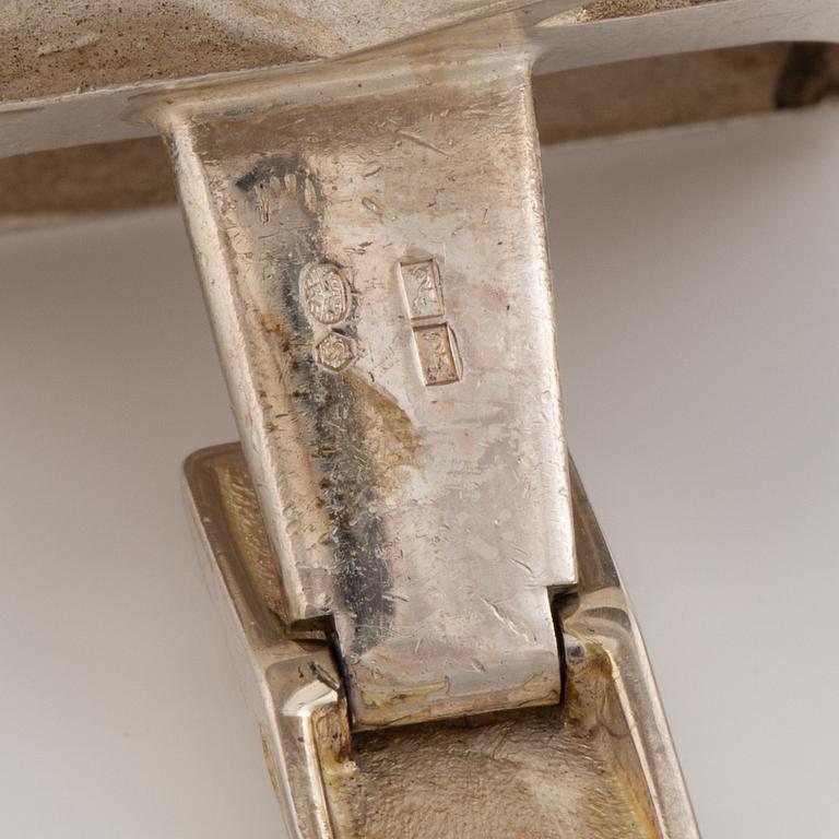 Björn Weckström, cuff links, sterling silver. Lapponia 1970-71.