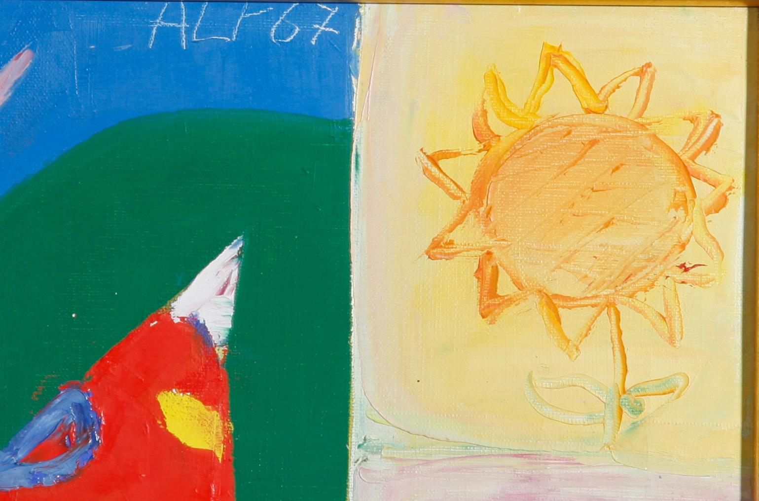 OLSSON, ALF. Olja på duk. Sign o dat 67.