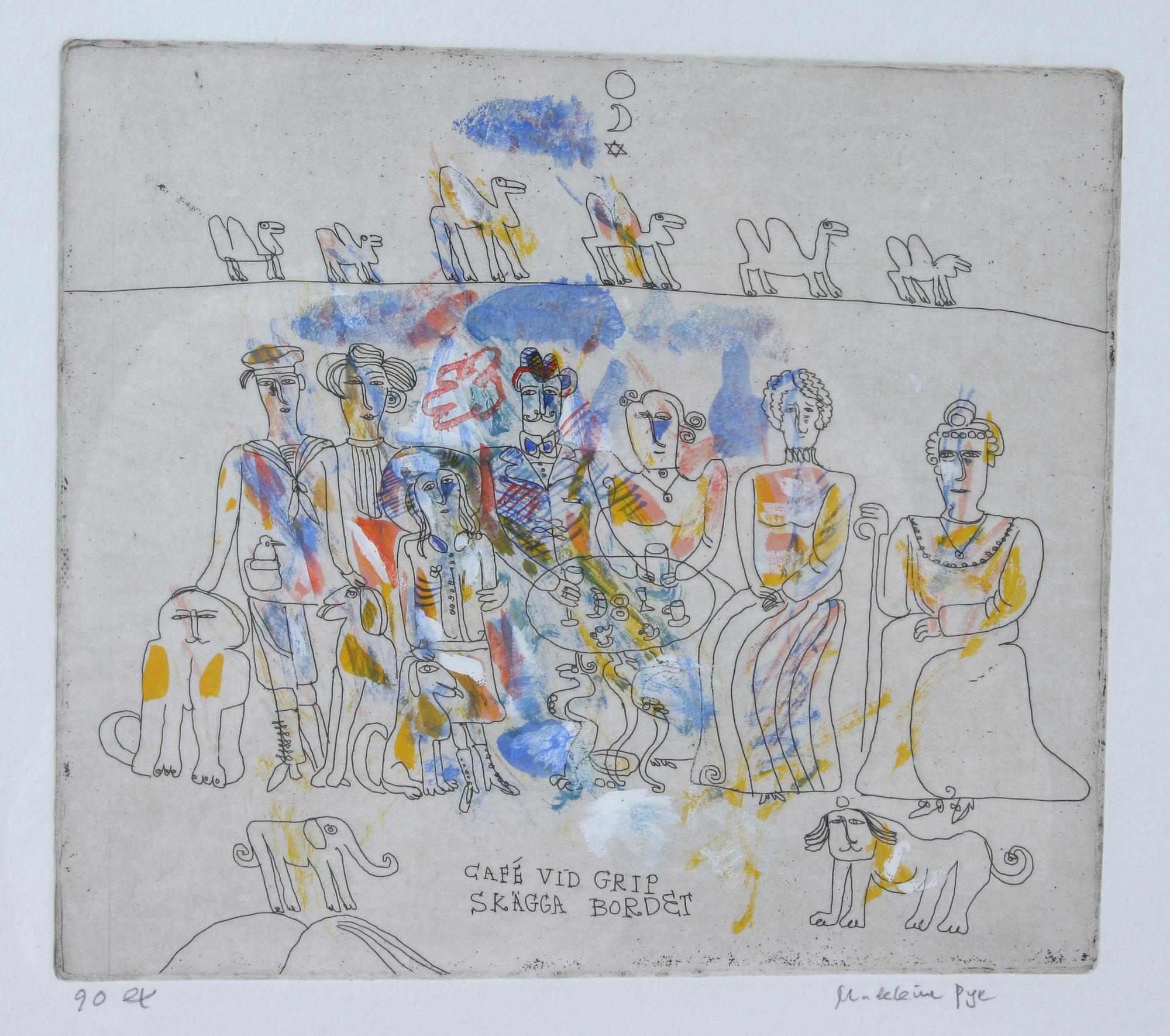 MADELEINE PYK, , litografi, sign.