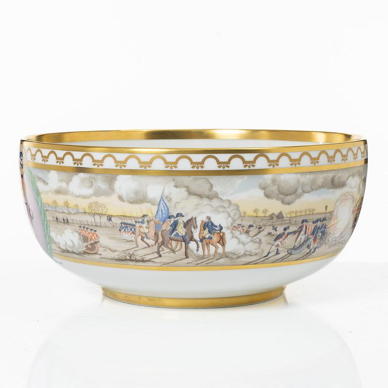 Royal Copenhagen, punch bowl, porcelain, 1976.