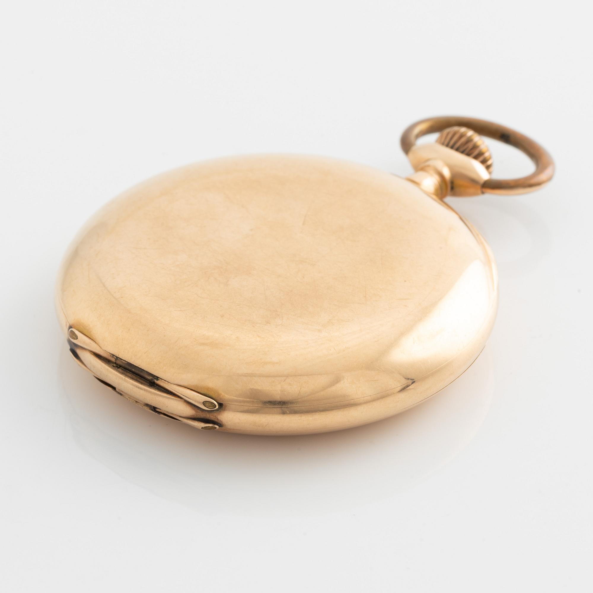 Pocket watch, hunter, 52.5 mm.