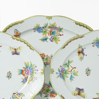 A 68-piece 'Queen Victoria' dinner service, Herend, Hungary.