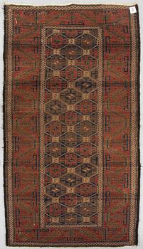 A carpet, Persian, Beluch, antique. Ca. 162 x 92 cm.