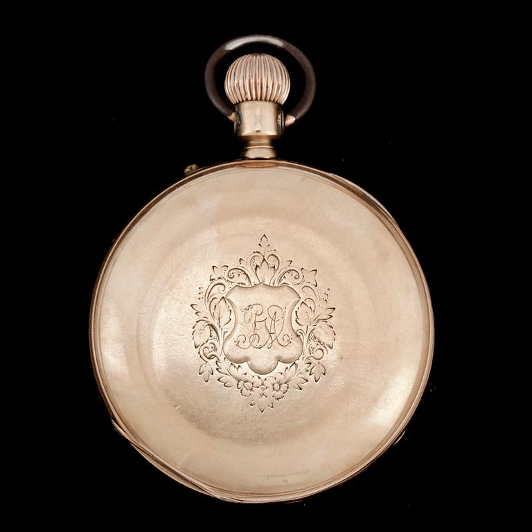HERRFICKUR, guld 14K, omkring sekelskiftet 1900.