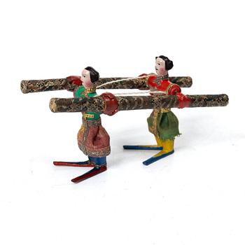 Staircase acrobats, Germany, second half of the 19th century.