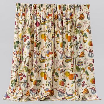 Josef Frank, gardin, "Vegetable Tree", Firma Svenskt Tenn.