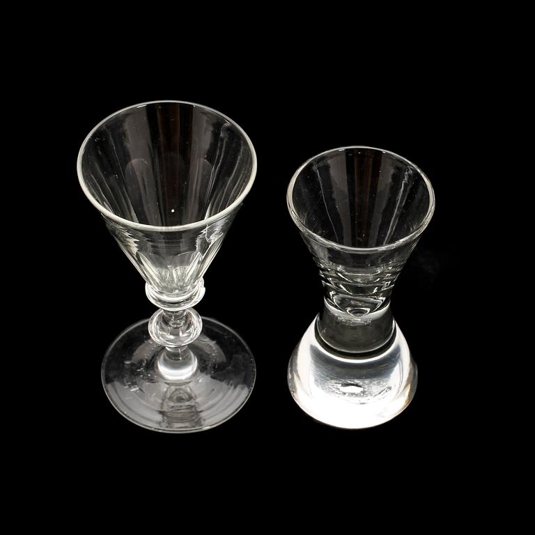 SNAPSGLAS, 20+20 st. 1900-tal.