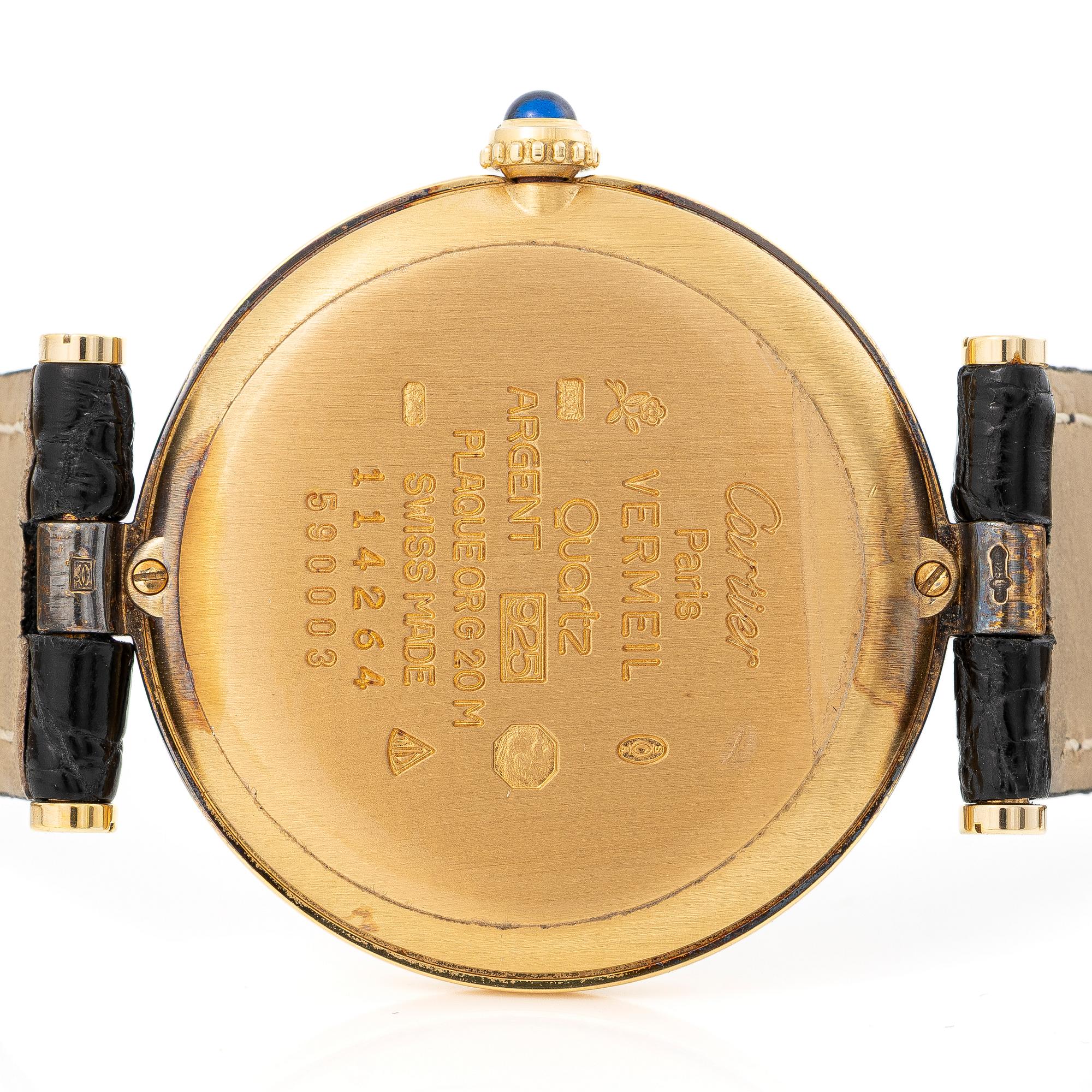 Must de Cartier, VLC, wristwatch, 30 mm.