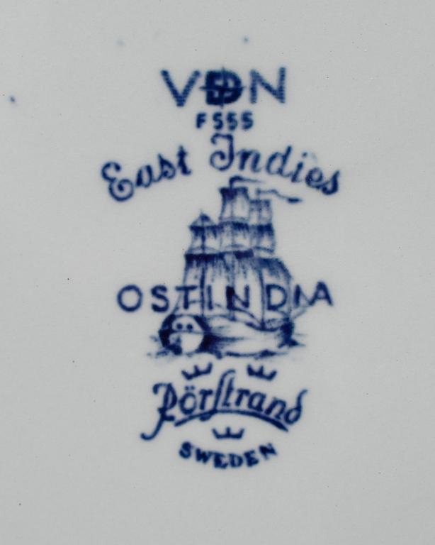 KAFFESERVIS, 28 delar, porslin, Ostindia, Rörstrand.