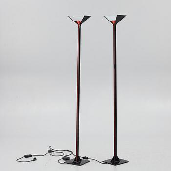 Tobia Scarpa, a pair of 'Papillona' floor lamps, Flos, Italy.