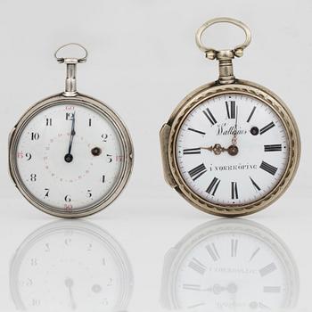 SPINDELUR, 2 st. Tidigt 1800-tal / 1800-talets första hälft.