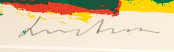 Bengt Lindström, lithograph signed and numbered 21/99.