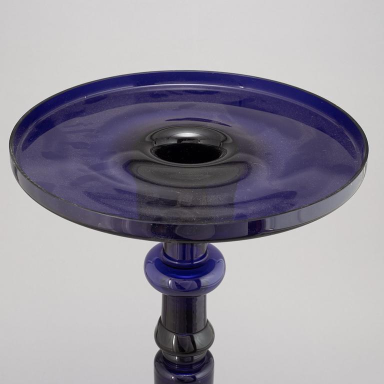 Oiva Toikka, a glass candlestick, Nuutajärvi, Notsjö, Finland.