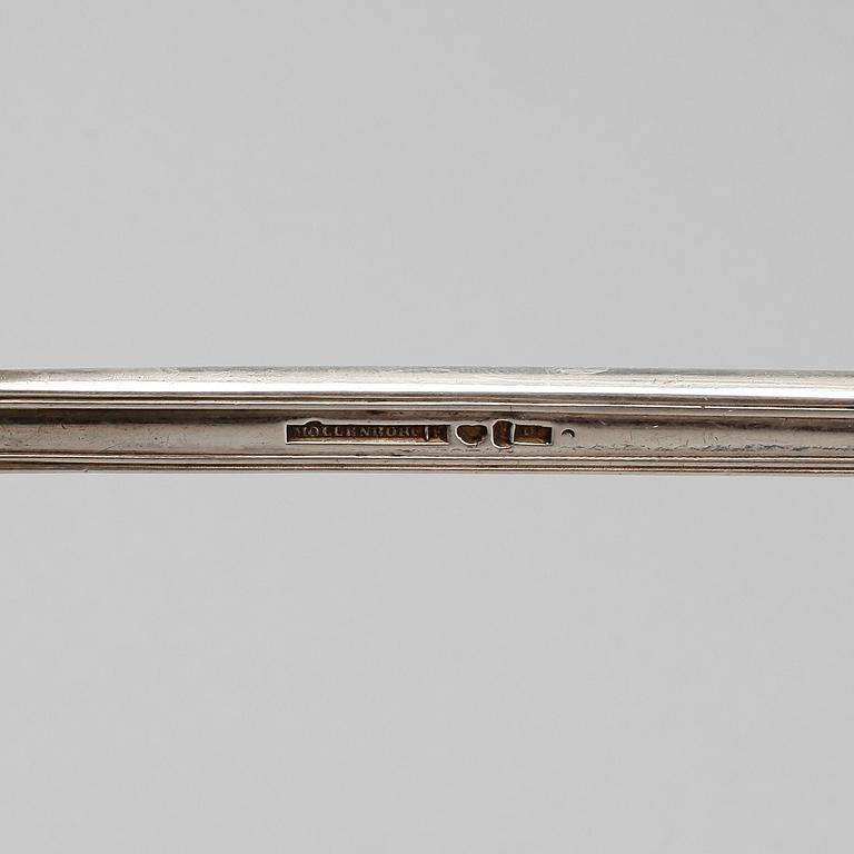 SILVERSLEV, Gustaf Möllenborg, Stockholm, 1855. Vikt: 240 gram.