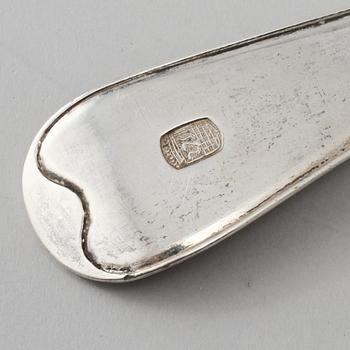 RAGUSKED, SKÅl samt AKSFAT, silver respektive silver och sten, 1800/1900-tal. Vikt 360 g. (exklusive askfat).