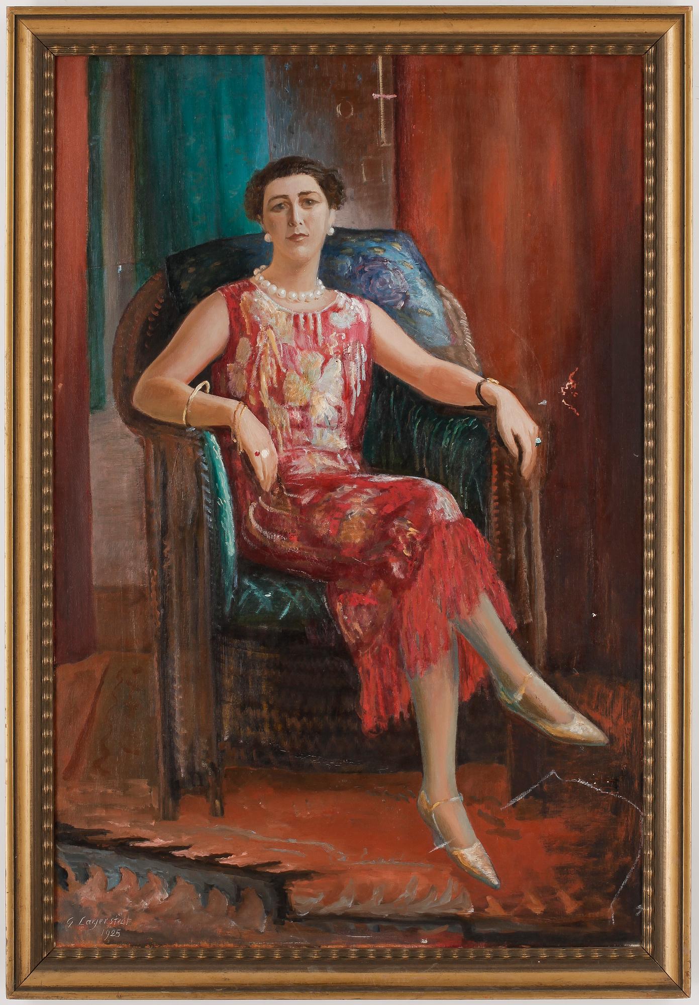 GEORG LAGERSTEDT, olja på duk, signerad och daterad 1925.