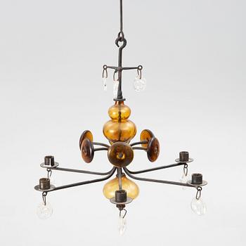 Erik Höglund, chandelier, Boda Smide.