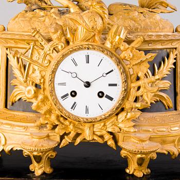 A French mantel clock from the end of the 19th Century.