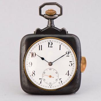 TRAVEL ALARM CLOCK POCKET WATCH, 48 x 48 mm.