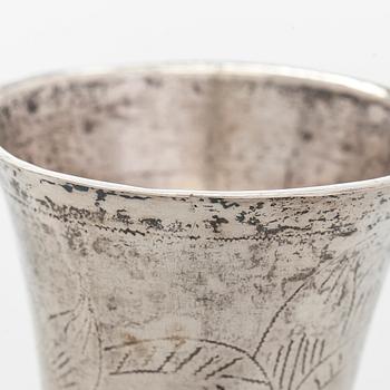 Anders Törnqvist vanhempi, pikari, hopea, Turku 1780 ja Anders Pihra, Turku, toiminut 1803-31.