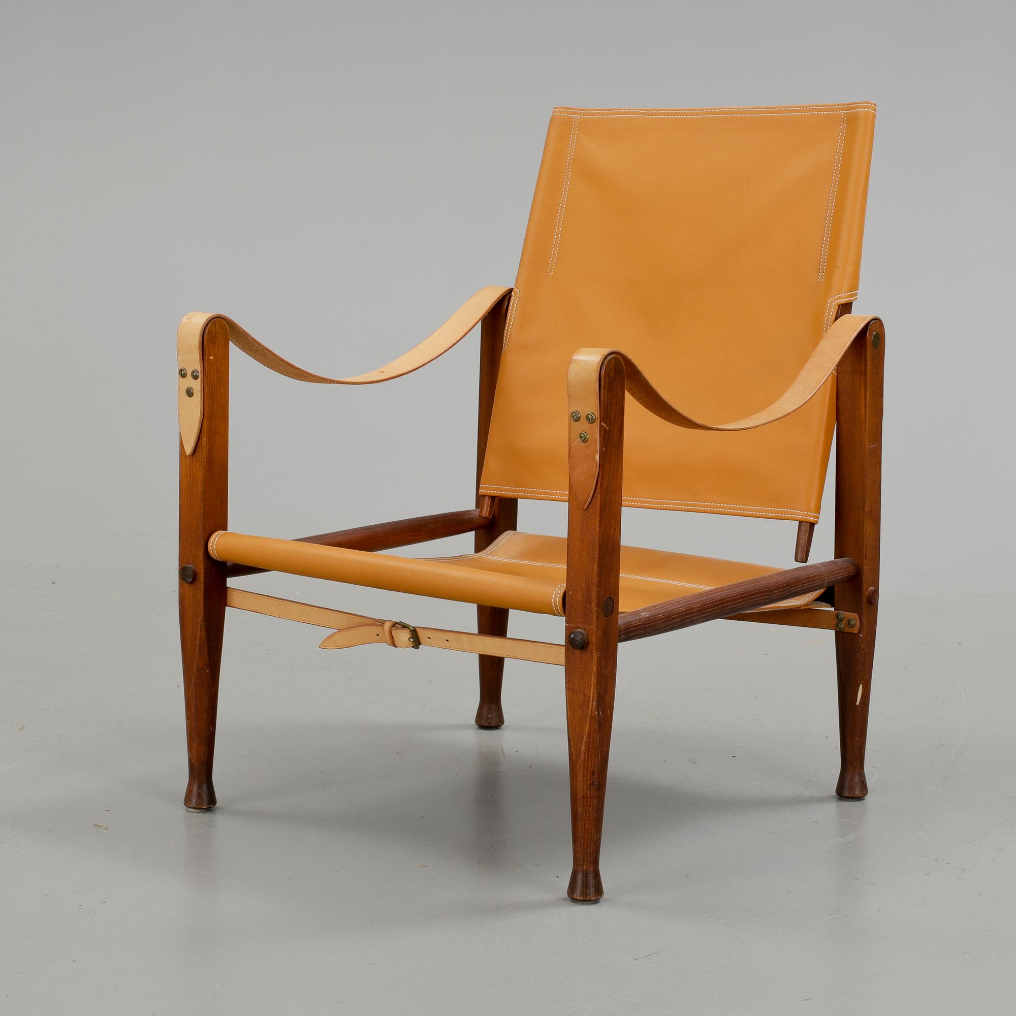 KARMSTOL, "Safari Chair", Kaare Klint, Danmark, 1900-talets andra hälft.