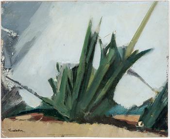 SIXTEN LUNDBOHM, oil on panel, stamp signed, signed and dated Ibiza 1967.