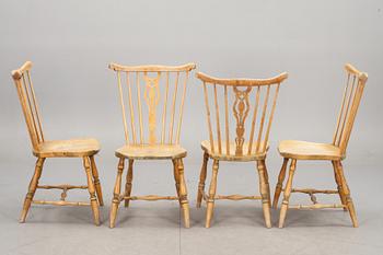 STOLAR, 4 st Windsor-modell, 1900-tal.