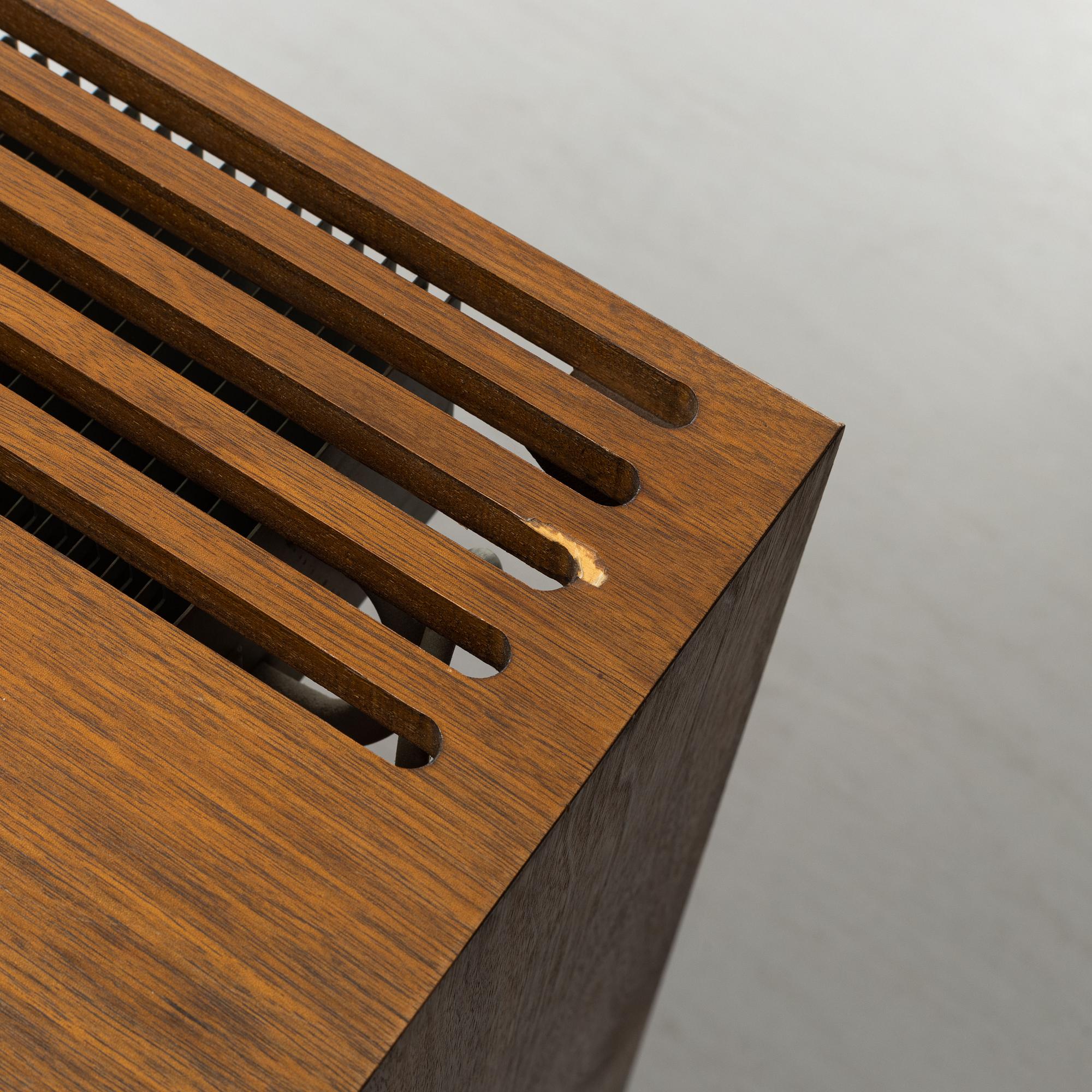 A walnut veneered drinks cabinet, Silkeborg, Denmark, 1960's.