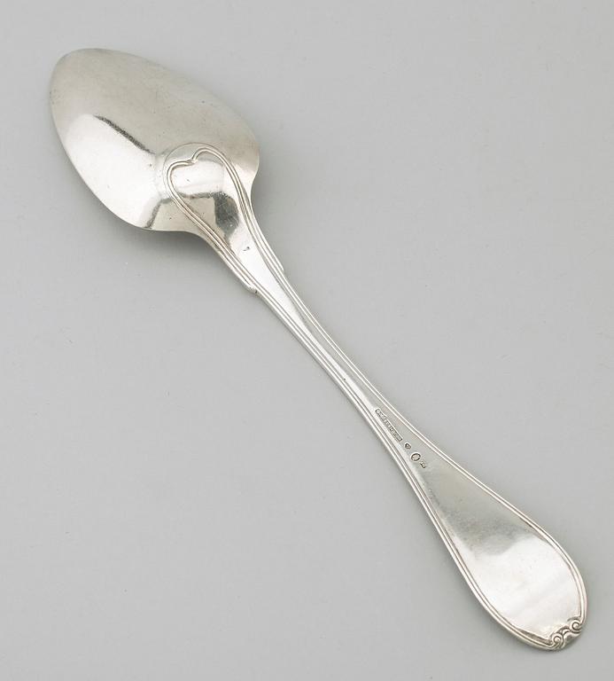 RAGUSKED, silver, Gustaf Möllenborg, Stockholm 1825. Vikt ca 134 gram.