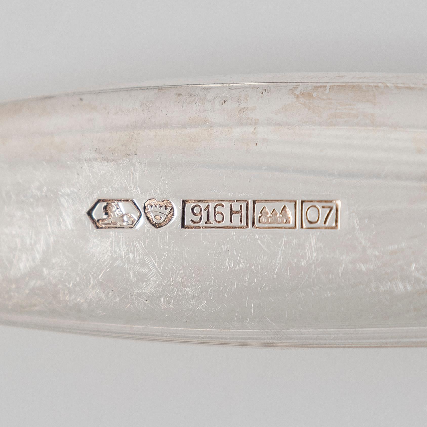 Tapio Wirkkala, bestick, 10 st, "Tapio", silver, Kultakeskus, Tavastehus 1964-67.