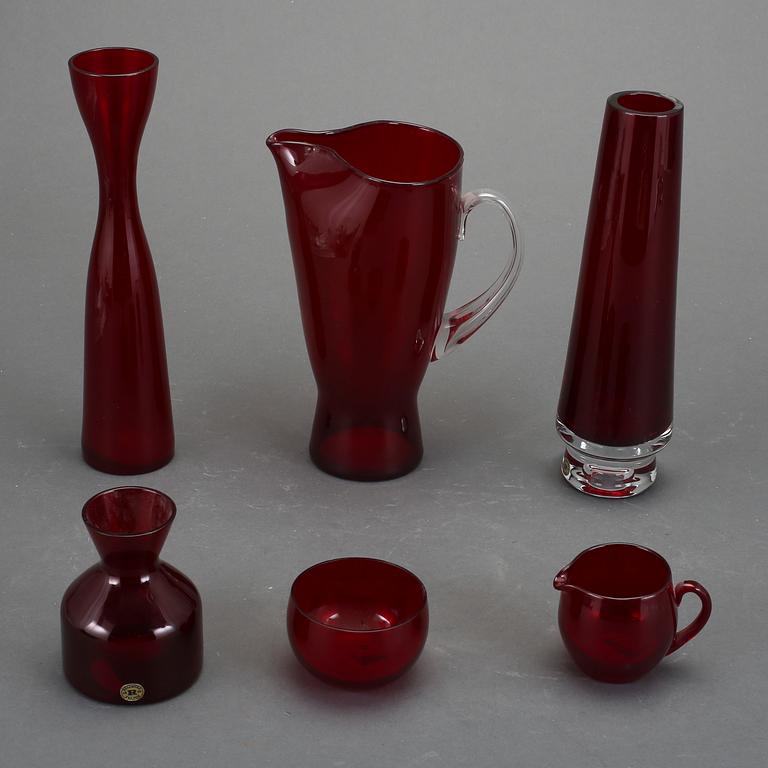 PARTI glas, 6 delar. Reijmyre, 1950-60-tal.