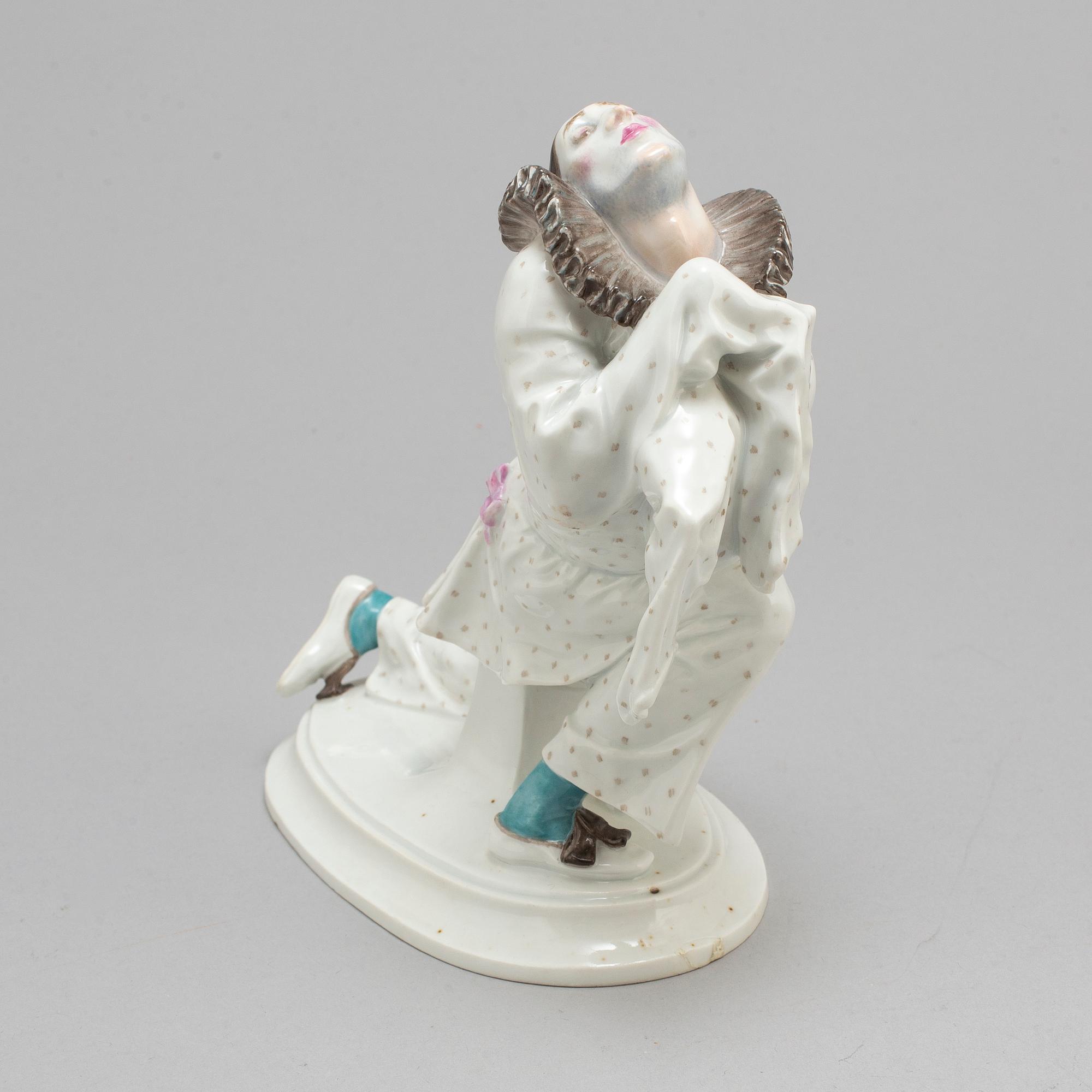 MEISSEN, figurin, porslin, Tyskland, tidigt 1900-tal.