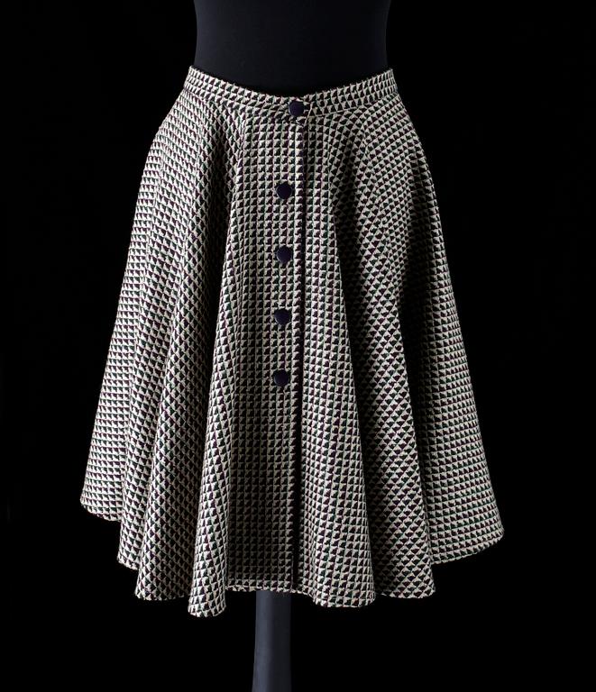 LANVIN, dräkt, 1980-tal.