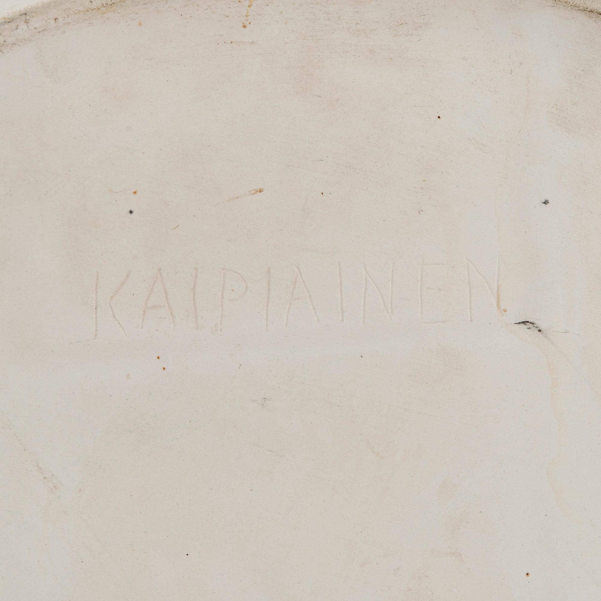 Birger Kaipiainen, dekorationsfat, stengods signerad Kaipiainen.