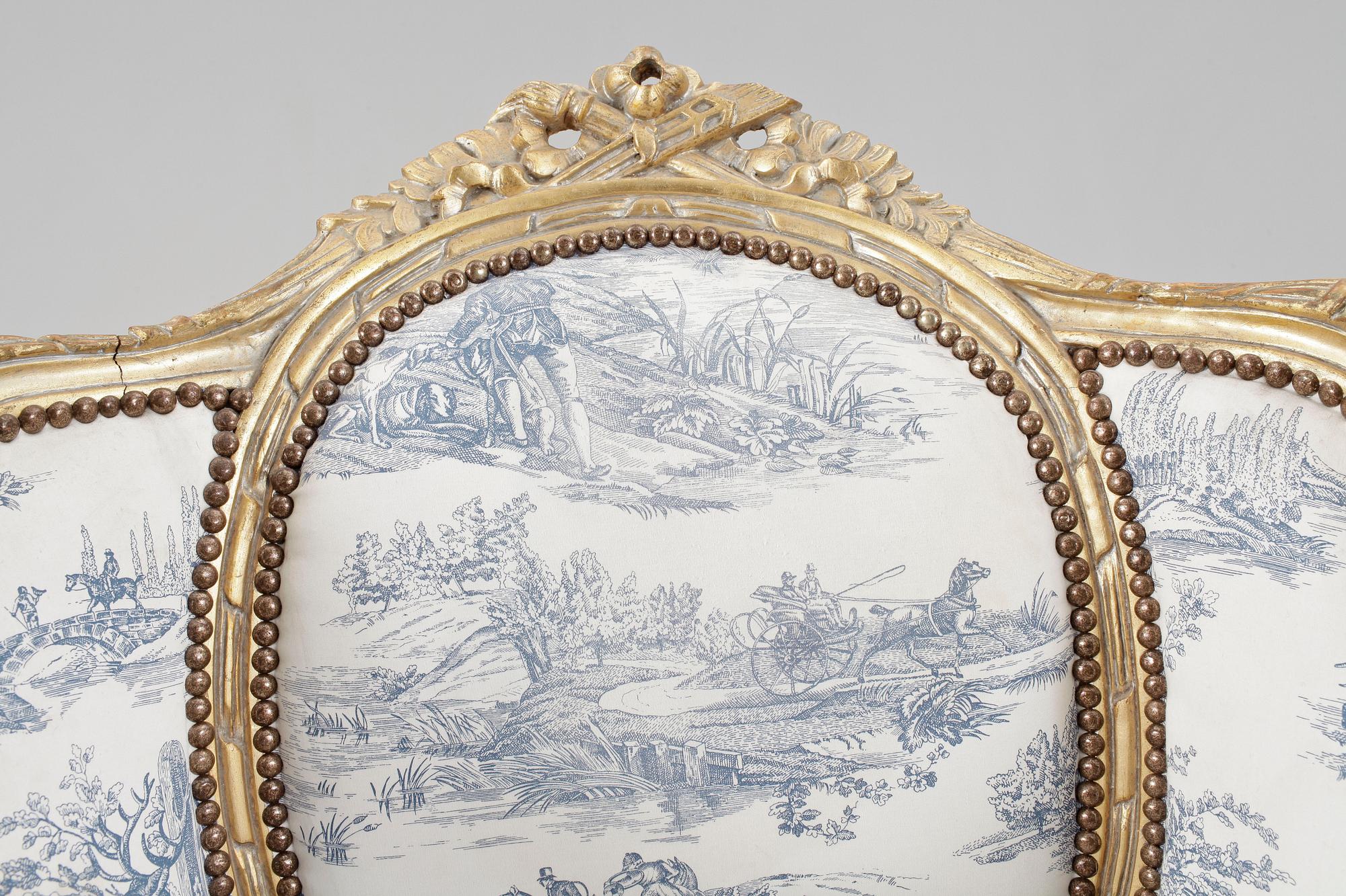 FÅTÖLJ, Louis XVI-stil, 1900-talets andra hälft.