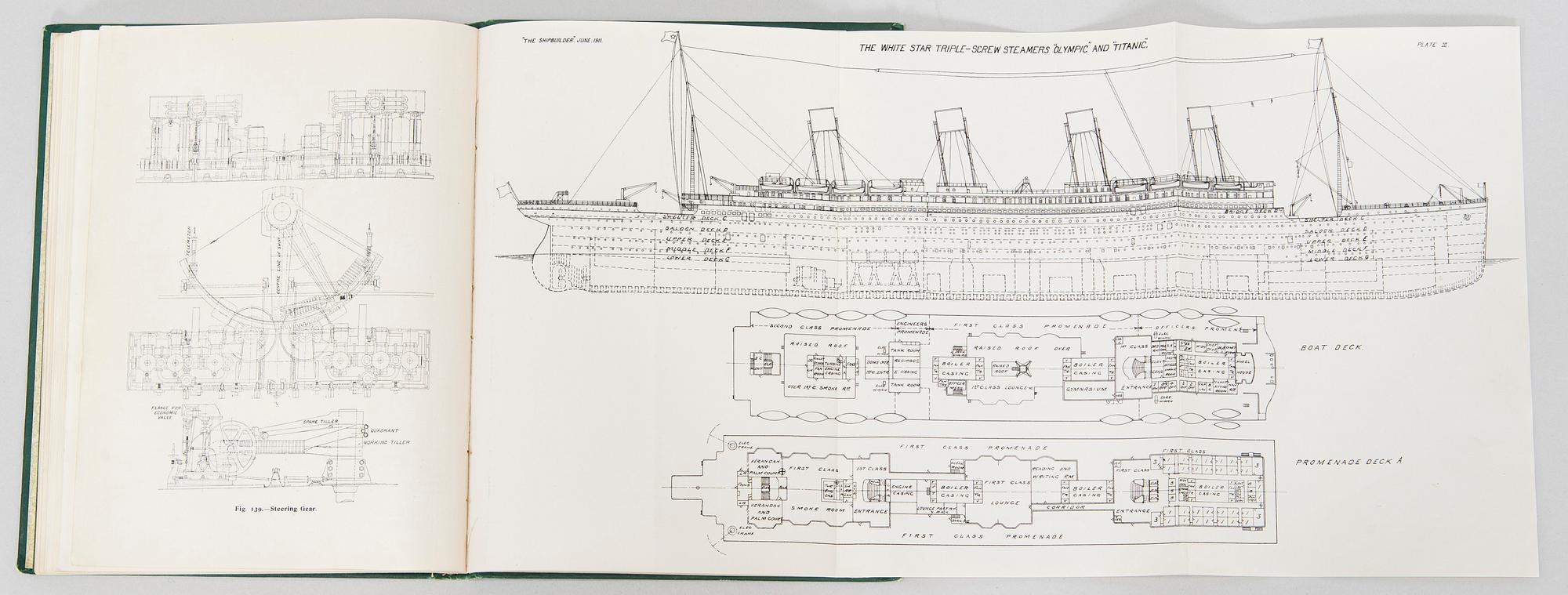 Book, a souvenir number of 'The Shipbuilder' for the Olympic & Titanic.