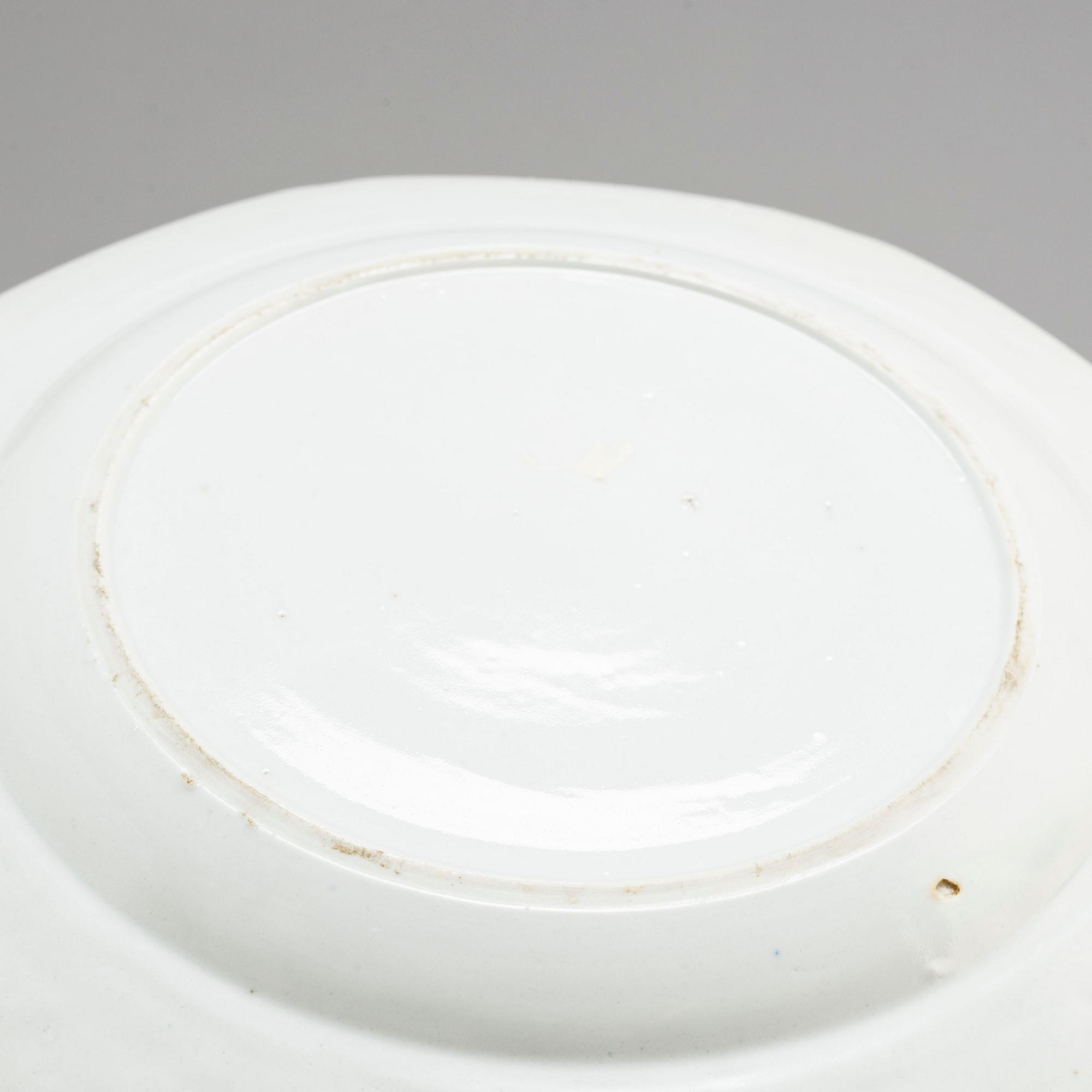 TALLRIKAR, 11 stycken, kompaniporslin. Qingdynastin, Qianlong (1736-95).