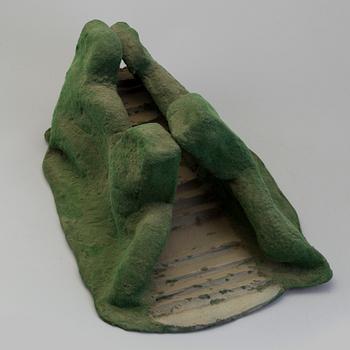 IVOR ABRAHAMS, skulptur, konstruktion i blandteknik, signerad och daterad 71.